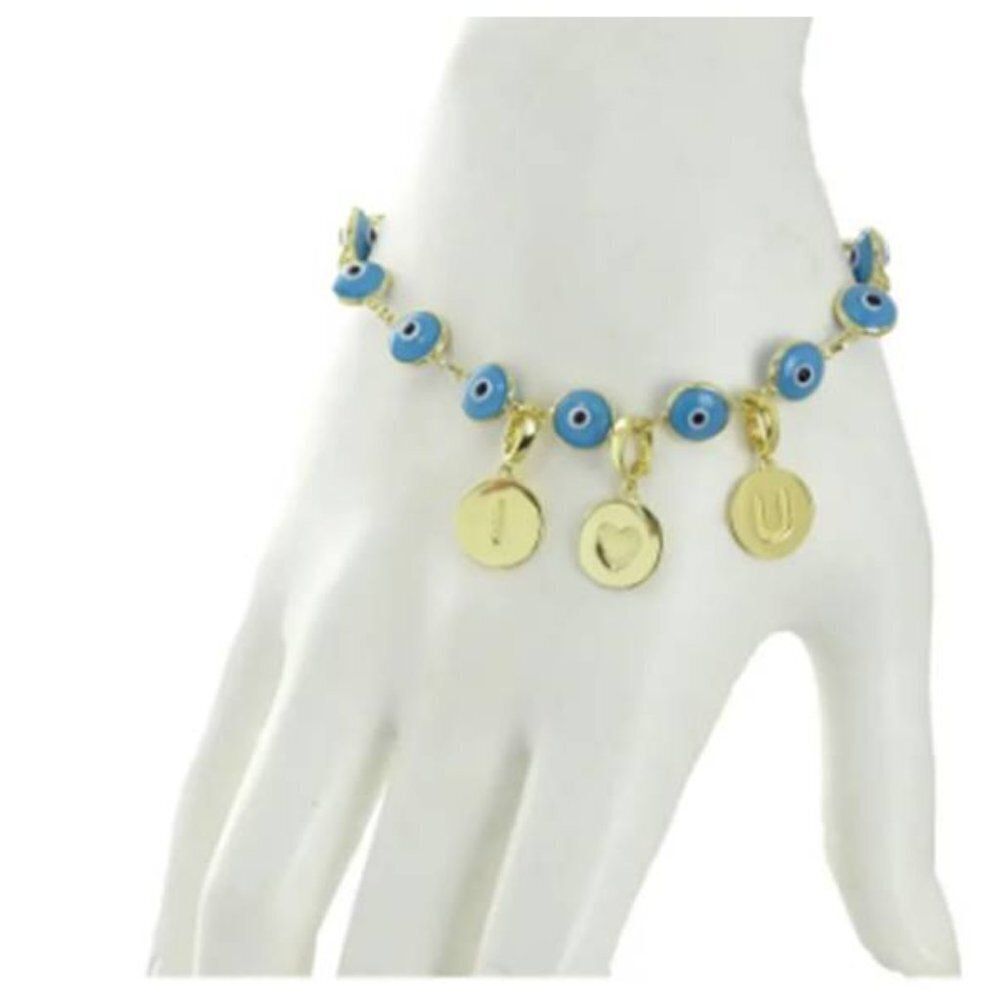 SAVVY CIE JEWELS 18K Yellow Gold Vermeil Sterling Silver Bracelet